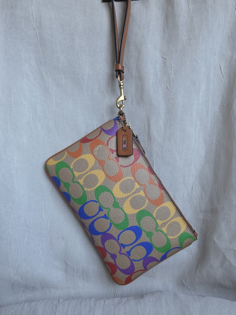 Coach Pride Signature C Wristlet